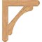 Ekena Millwork Legacy Craftsman Smooth Bracket w/ Offset Brace, Western Red Cedar, 7 1/2"W x 36"D x 40"H BKT0806X36X40LEC04SWR - alternate 3
